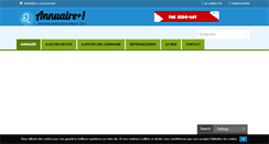 Desktop Screenshot of annuaireplus1.fr
