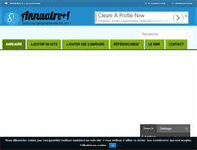 Tablet Screenshot of annuaireplus1.fr